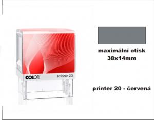 Razítko Colop Printer 20 (38x14mm) 4 řádky textu