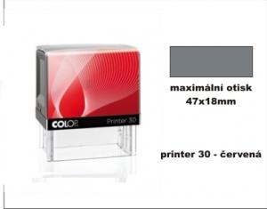 Razítko Colop Printer 30 (47x18mm) 5 řádků textu